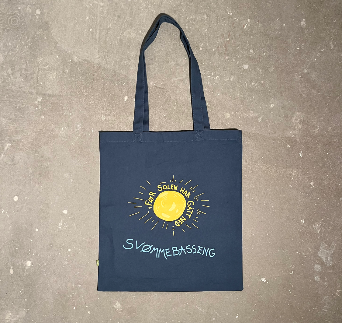 Blå Totebag Svømmebasseng